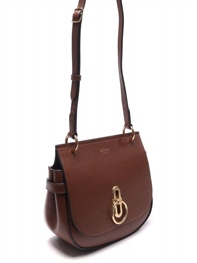 Amberley Satchel Leather Cross Bag Brown - MULBERRY - BALAAN 4