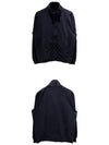 Lens Light Fleece Zip-Up Jacket Navy - CP COMPANY - BALAAN 5