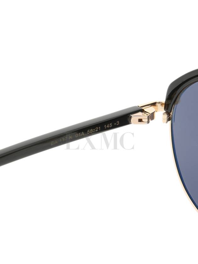 Sunglasses BB logo black gold double B BA137K - BALENCIAGA - BALAAN 7