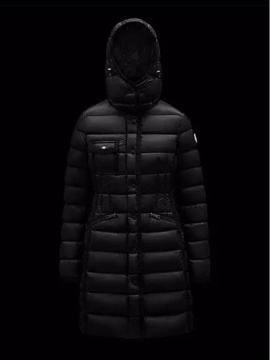 Women's Hermine Hooded Padded Black - MONCLER - BALAAN 2