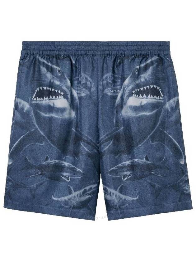 Silk Shorts WITH Shark Print 8071937144541B5365 B0270459291 - BURBERRY - BALAAN 2