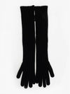 Women's knit luxury black gloves A2093005880006278 - MONCLER - BALAAN 4
