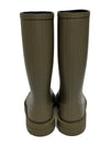 CC Logo Caoutchouc Rain Boots Dark Beige - CHANEL - BALAAN 4