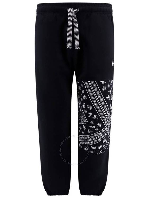 Straight Pants CMCH024F23FLE0021001 Black - MARCELO BURLON - BALAAN 2