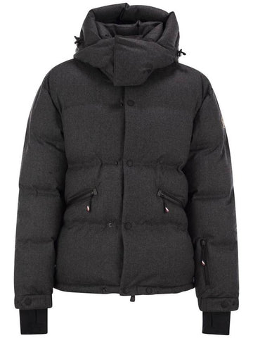 Krun ski hood down padding gray - MONCLER - BALAAN 1