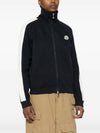 Piquet Zip-Up Jacket Navy - MONCLER - BALAAN 4