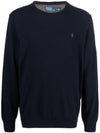 Logo Basic Pullover Knit Top Navy - POLO RALPH LAUREN - BALAAN 2