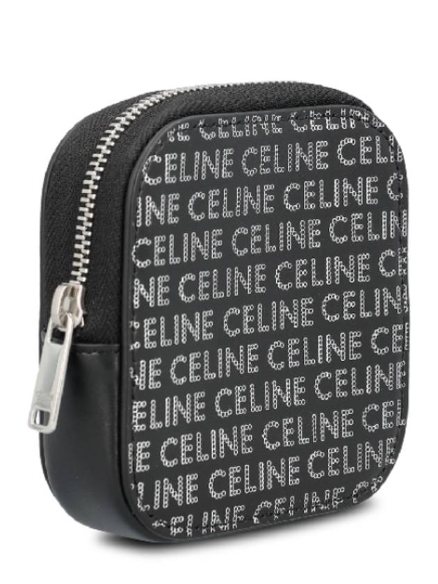 Logo Monogram Coin Wallet Black - CELINE - BALAAN 3