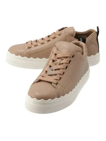 Women's Lauren Low Top Sneakers Beige - CHLOE - BALAAN 2