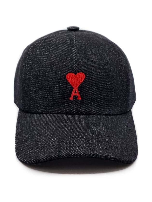 De Coeur Small Heart Logo Ball Cap Dark Grey - AMI - BALAAN 2