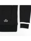 Drew Color Scheme Yokoeri Half Zip Up Sweatshirt DF41LT01BLACK - DRUH GOLF - BALAAN 6