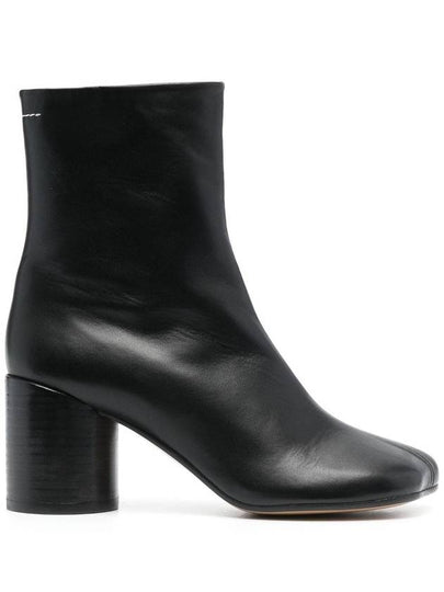 Tabi Leather Middle Boots Black - MAISON MARGIELA - BALAAN 2