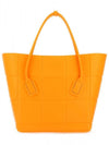 Maxi Arco Large Rubber Tote Bag Tangerine - BOTTEGA VENETA - BALAAN 1