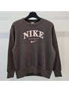 Sweatshirt FB9960 004 Brown WOMENS S L Euro Fit - NIKE - BALAAN 6