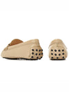 T Logo Driving Shoes Beige - TOD'S - BALAAN 7