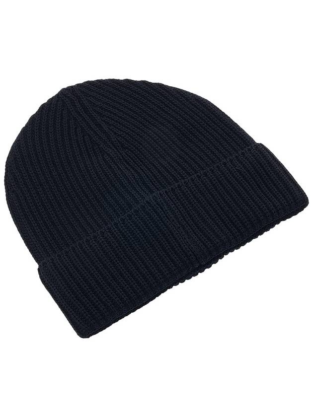 Logo Metropolis Wool Beanie Navy - CP COMPANY - BALAAN 5