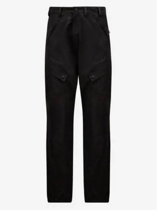 2A00008 5957F 999 Logo Patch Straight Pants - MONCLER - BALAAN 1