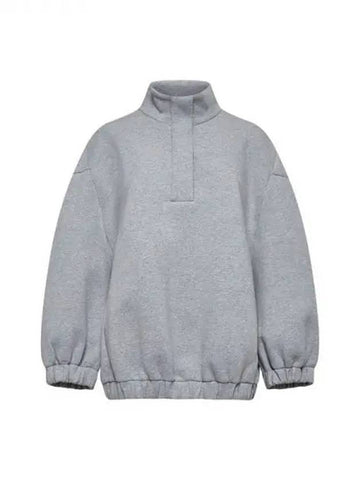 buttoned high neck sweatshirt - DRIES VAN NOTEN - BALAAN 1