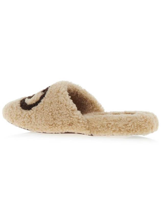 Interlocking G Slippers Light Brown - GUCCI - BALAAN.