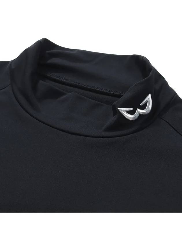 Golf Wear Basic Jersey Turtleneck WB21FAMT01BK Black - WHITEBALL - BALAAN 4