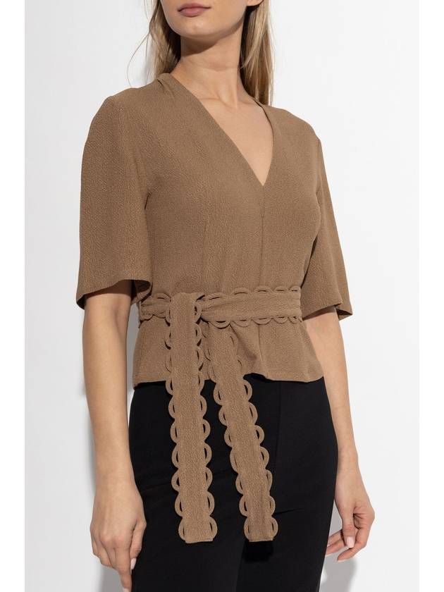 By Malene Birger Top Ullas, Women's, Brown - BY MALENE BIRGER - BALAAN 3