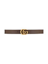 GG Marmont Reversible Belt Brown Beige - GUCCI - BALAAN 4