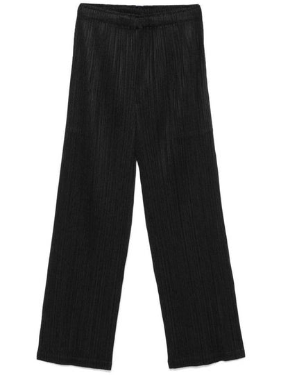 Women s Straight Pants Pleats Please Issey Miyake Monthly Colors September Trousers Clothing - ISSEY MIYAKE - BALAAN 2