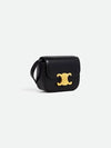 Triomphe Small Shiny Calfskin Cross Bag Black - CELINE - BALAAN 3