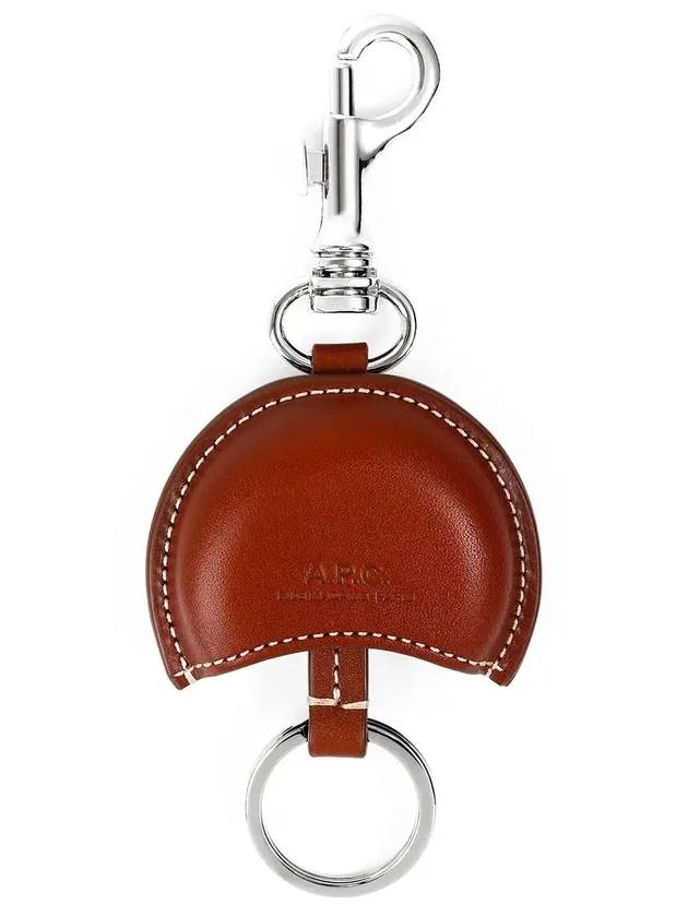 Amber Leather Key Holder Brown - A.P.C. - BALAAN 6