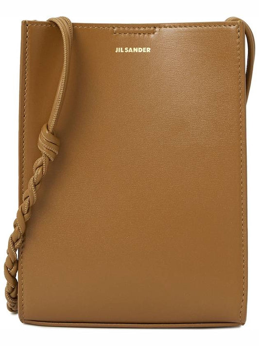 Tangle Smooth Leather Small Cross Bag Brown - JIL SANDER - BALAAN 2