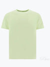 Garment Dyed Institutional One Print Cotton Jersey Short Sleeve T-Shirt Light Green - STONE ISLAND - BALAAN 2