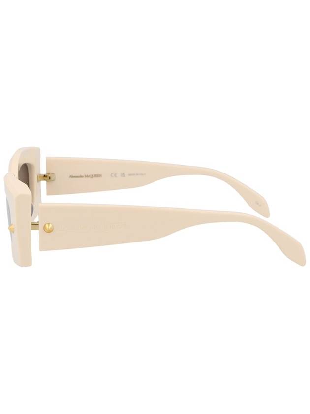 Sunglasses AM0426S 005 005 IVORY IVORY GRAY - ALEXANDER MCQUEEN - BALAAN 4