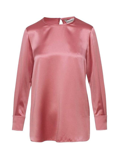 round neck long sleeve tshirt pink - MAX MARA - BALAAN 1