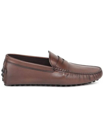 Gomino Leather Driving Shoes Brown - TOD'S - BALAAN 1