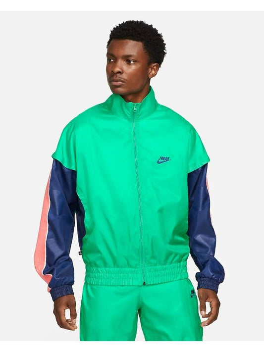 Giannis Windrunner Track Jacket Green - NIKE - BALAAN 1