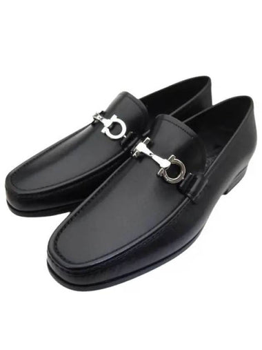 Ferragamo Gancini Men s Loafers EEE CHRIS NERO 0686084 - SALVATORE FERRAGAMO - BALAAN 1