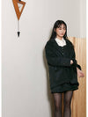 Scallop Wool Jacket Deep Black Scallop Wool Jacket - VIBEREEN - BALAAN 6