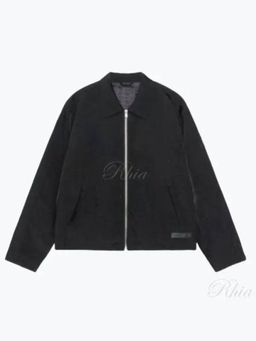 115773 Black SS Link Club Jacket - STUSSY - BALAAN 1