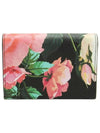 Floral Print Saffiano Leather Half Wallet Pink - PRADA - BALAAN 4