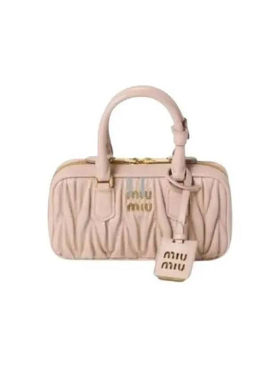 Arcadi Matellese Nappa Leather Mini Bag Powder Pink - MIU MIU - BALAAN 2