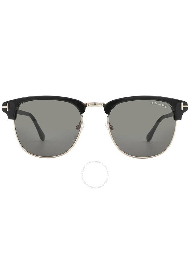 Eyewear Gold Half Sunglasses Black - TOM FORD - BALAAN 2