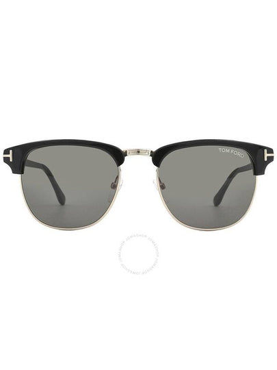 Eyewear Gold Half Sunglasses Black - TOM FORD - BALAAN 2