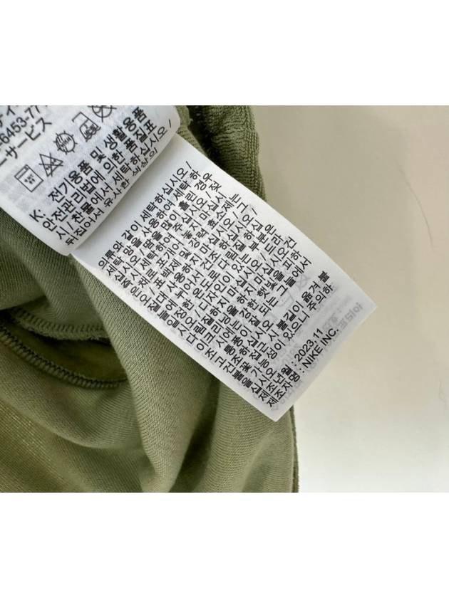 Cropped Terry Sweatshirt DV7833 386 Olive WOMENS M L Asian Fit - NIKE - BALAAN 7