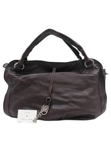 brown shoulder bag - CELINE - BALAAN 1