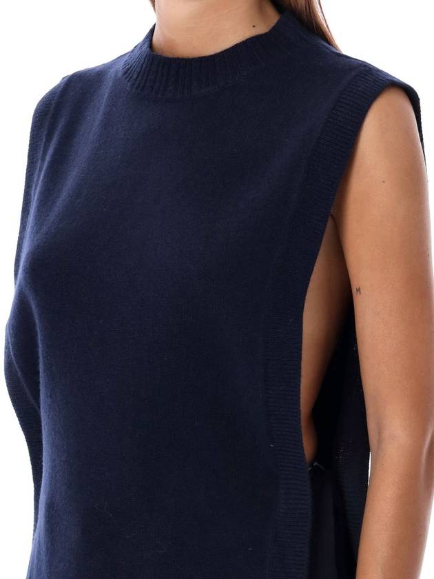 Margot Knitted Vest Dark Navy - A.P.C. - BALAAN 4