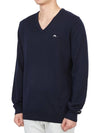 Golf Lymann V Neck Knit Top Navy - J.LINDEBERG - BALAAN 3