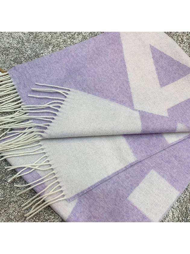 Maro Big Logo Muffler Purple - A.P.C. - BALAAN 4