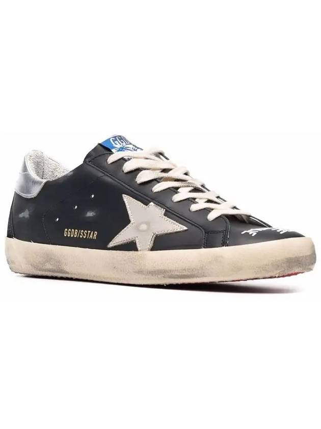 Superstar Low Top Sneakers Silver Black - GOLDEN GOOSE - BALAAN 3