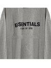 125BT212070F 260 Essentials The Core Collection Long Sleeve Heather Oatmeal Men’s T-Shirt TEO - FEAR OF GOD - BALAAN 5