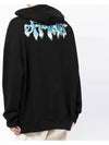 Arrow Print Long Hoodie Black - OFF WHITE - BALAAN 6